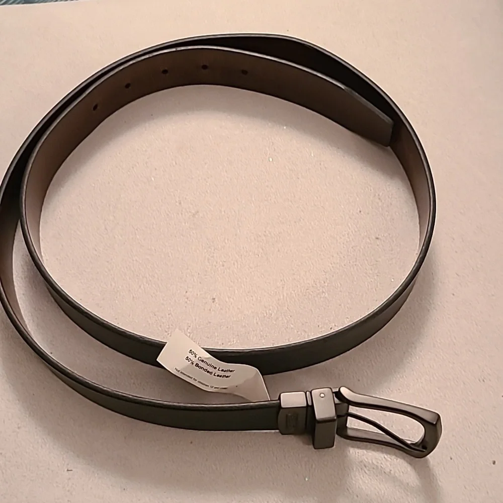 RELIC BRAND MENS REVERSIBLE LEATHER BLACK AND BROWN BELT SIZE 42